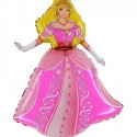 Ballon Aluminium Princesse Rose