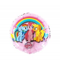 Ballon aluminium little poney