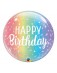 Bubble happy Birthday dots