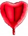 Ballon coeur rouge