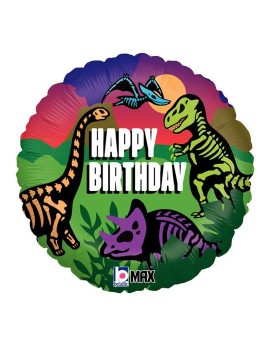 Ballon "Dino" Happy Birthday