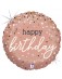 Ballon "Happy Birthday" Confettis