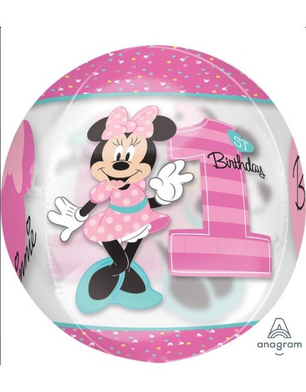 Ballon "Minnie" Happy Birthday