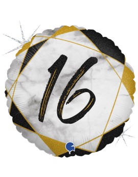 Ballon "16" Marbre