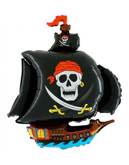 Ballon Aluminium "Bateaux de Pirate"