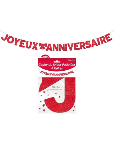 Guirlande joyeux anniversaire
