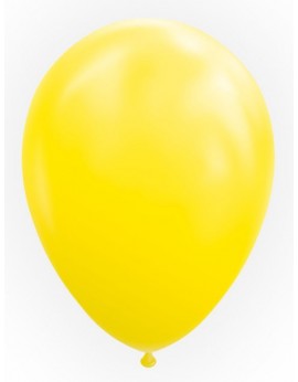 Ballon latex 12''  jaune globo par 25