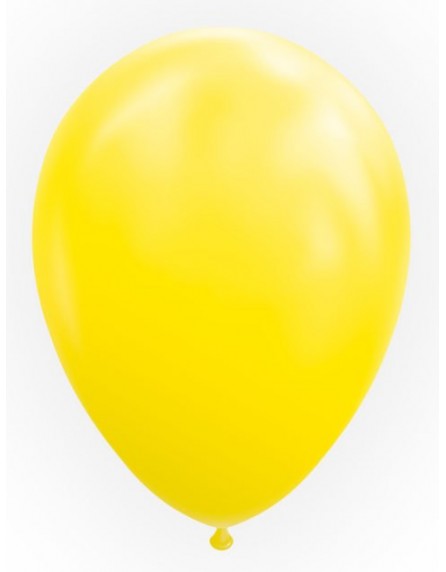 Ballon latex 12''  jaune globo par 25