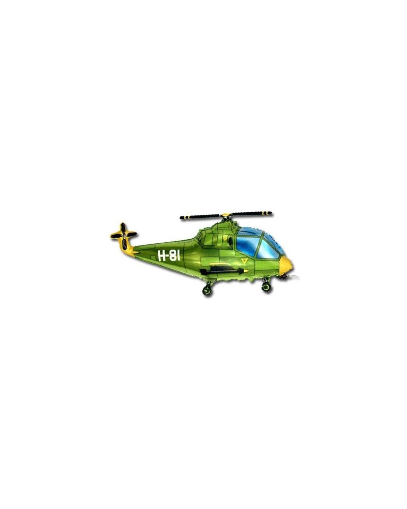 Ballon Hélicoptère Vert