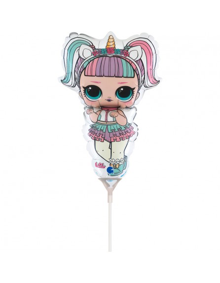 Mini Ballon aluminium LOL Surprise - Licorne