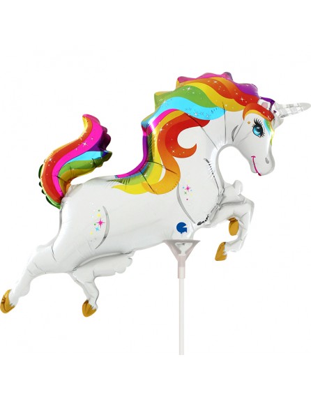 Ballon aluminium licorne