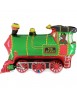 Ballon Aluminium Train Vert