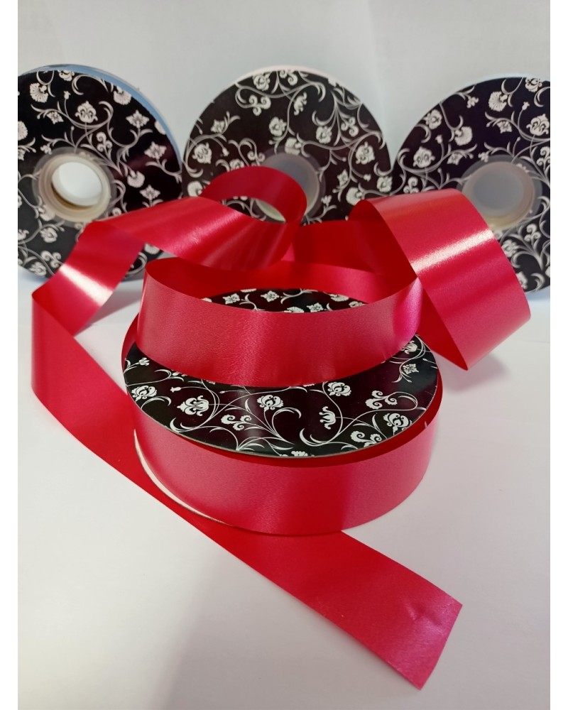 Ruban Lisse Rouge