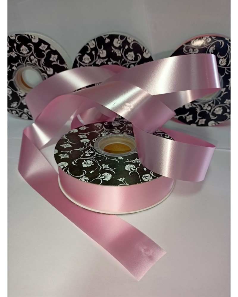 Ruban Lisse Rose