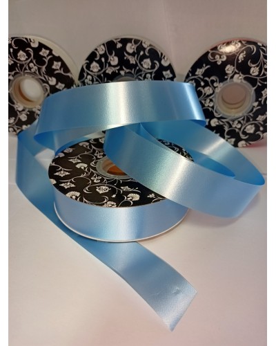 Ruban Lisse Bleu Clair