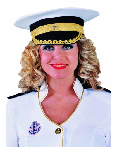 casquette officier marine dame